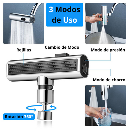 Multipurpose kitchen faucet 