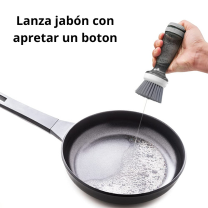 Cepillo con dispensador de jabón