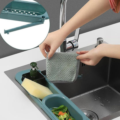 Soporte de utensilios para lavabo de cocina